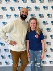 Dr Nick with teen patient