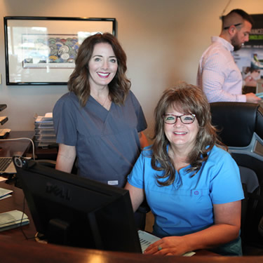 West Chiropractic Clinic staff at front desk
