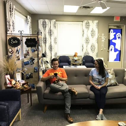 Patients in waiting room