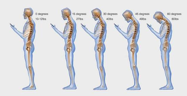 skeleton illustration of person texting