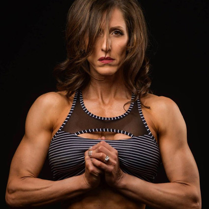 Dr. Celina bodybuilder pose