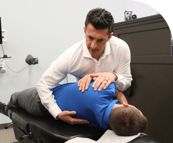 doctor checking patient