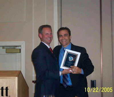 Dr. Shire receiving NY Council Award