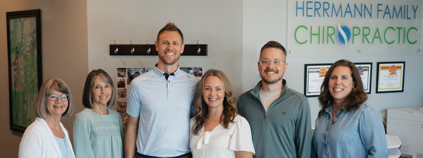 Team photo at Herrmann Family Chiropractic