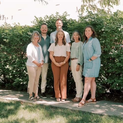 Herrmann Family Chiropractic staff standing outside