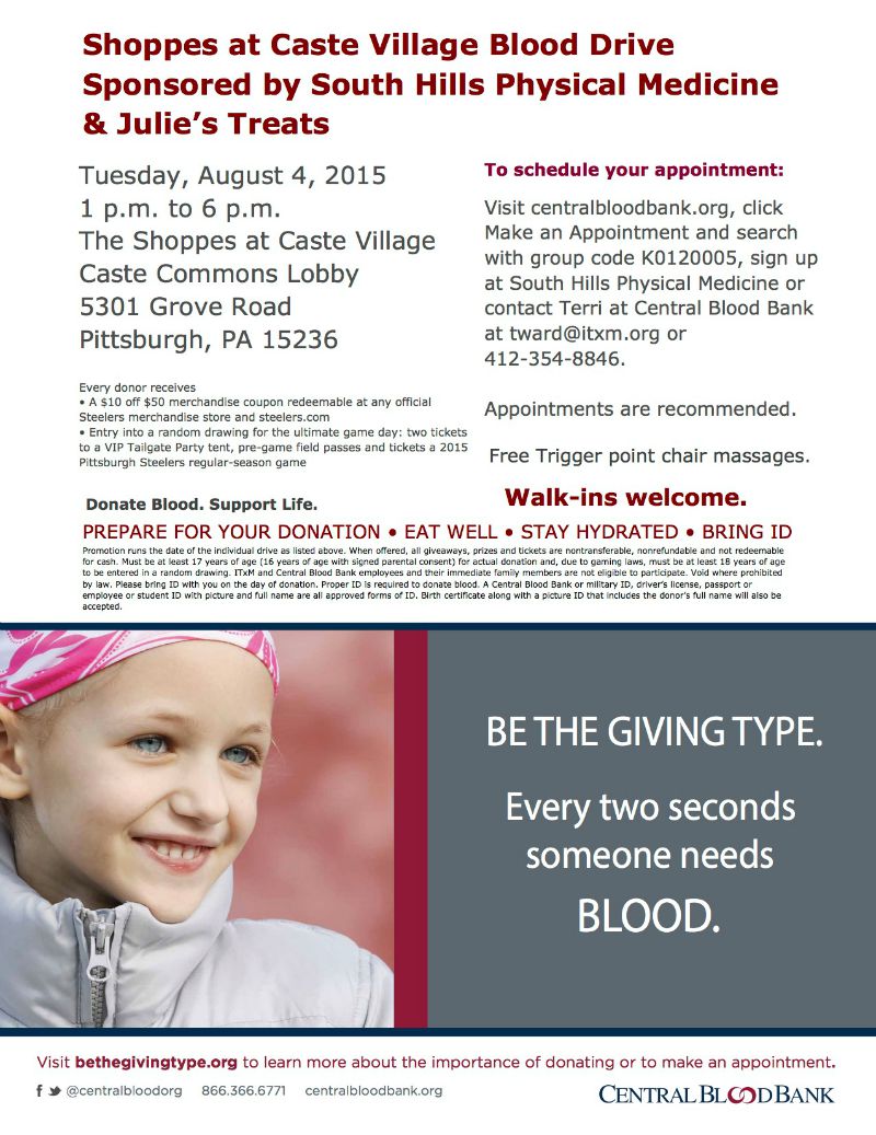 South Hills Physical Medicine and Chiropractic  Blood Drive