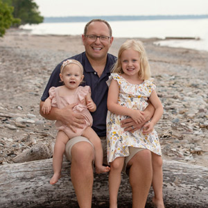 Dr. Pat McCann with daughters