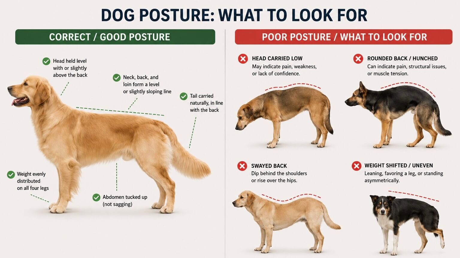 Pet Posture Sign