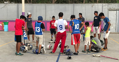 Dr. Paige in Managua, Nicaragua for the non profit Lacrosse The Nations