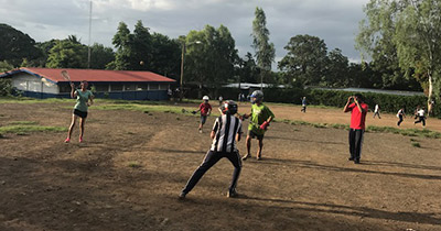 Dr. Paige in Managua, Nicaragua for the non profit Lacrosse The Nations