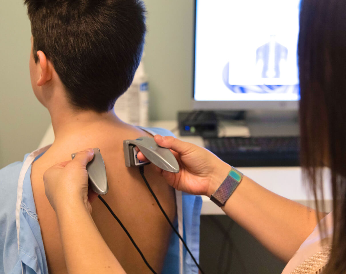 checking patient