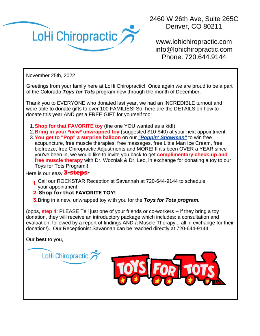 flyer Toys for Tots