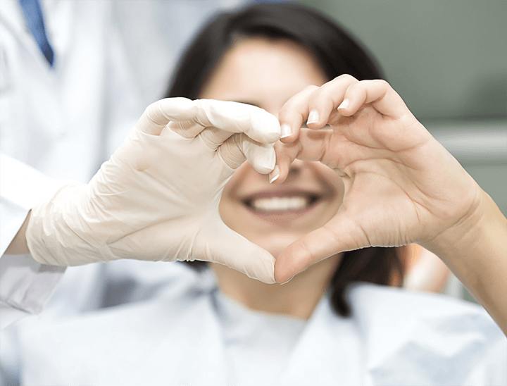 hands making heart shape