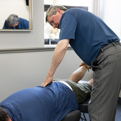 patient being adjusted