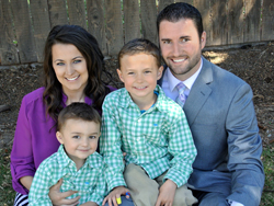 Dr. Jordan with his family.