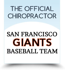 The Official Chiropractor of the San Francisco Giants