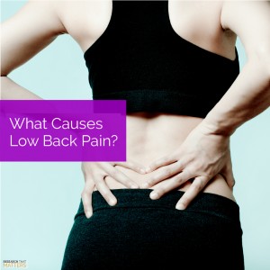 Week 1a - What Causes Low Back Pain