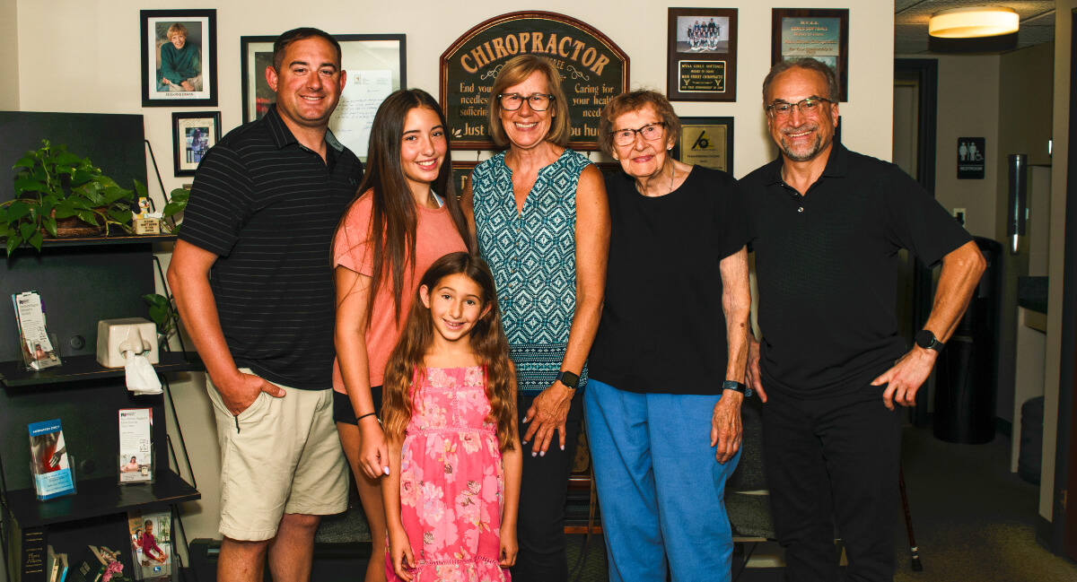 Medford chiropractor Dr. Brett Wartenberg and his family