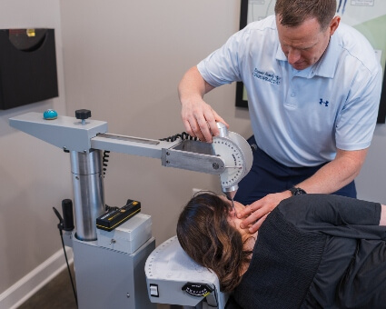 Atlas Orthogonal used on patient at Bryant Family Chiropractic