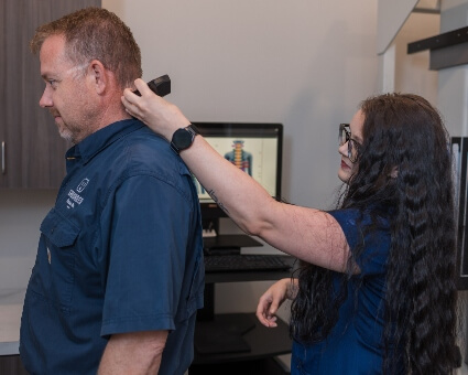 Surface testing at Bryant Family Chiropractic