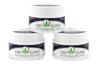 Three jars of CBD Ointment