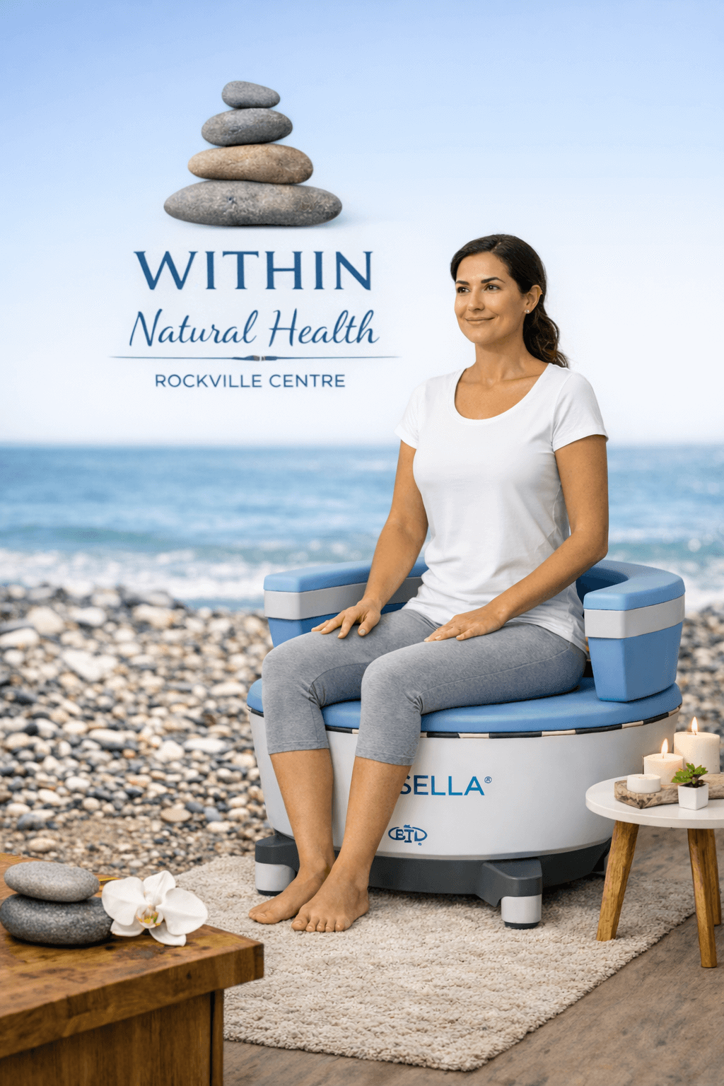 Woman on Emsella Chair