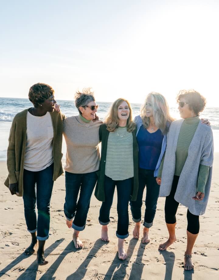 Women at the beach