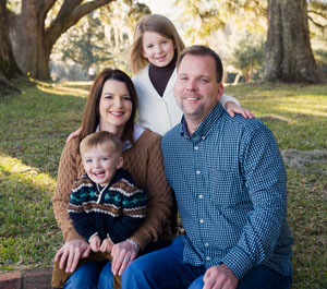 North Charleston dentist, Dr. Julian Campbell and his family