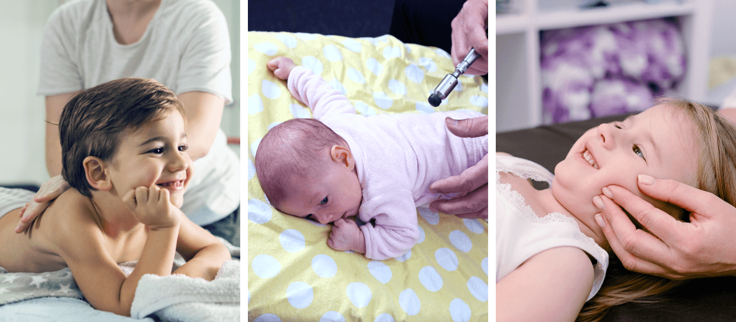 Photo collage featuring various pediatric patient at Smasal Family Chiropractic