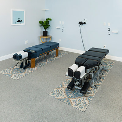 Hartley Chiropractic Center adjusting room
