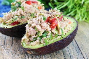 Tuna Stuffed Avocado