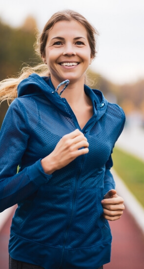 woman running