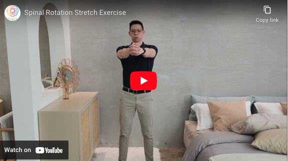 PP4165 SPINAL ROTATION STRETCH EXERCISE