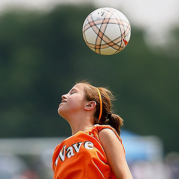 child playing sport