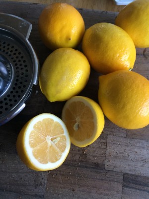 Drink plenty of fresh lemon juice with hot water
