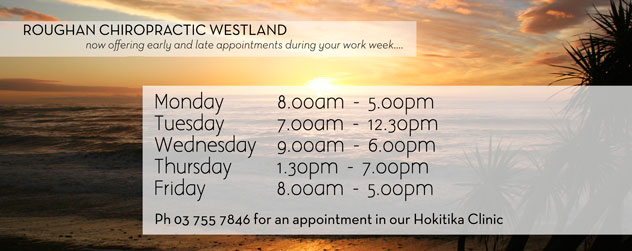 Roughan Chiropractic office hours
