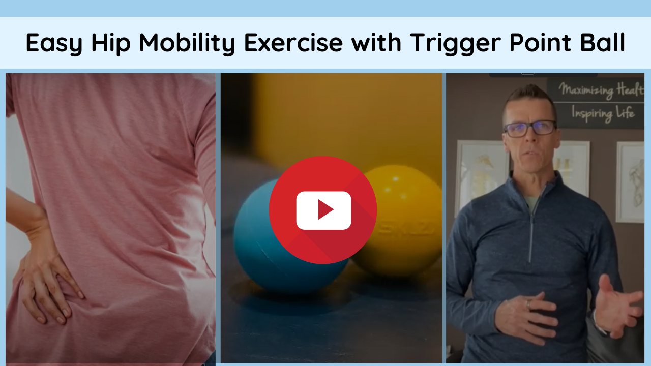 Easy Hip Mobility Exercise with Trigger Point Ball