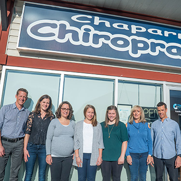 Chaparral Chiropractic Wellness Centre team outside office