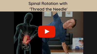 Spinal Rotation with 'Thread the Needle'