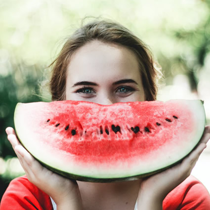 watermelon smile