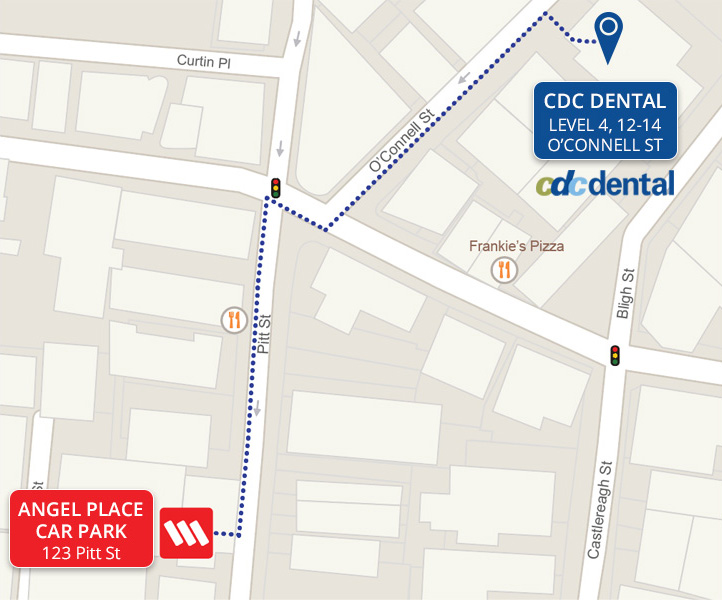 cdc dental parking map