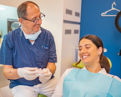 Sydney patient in a dental consultation
