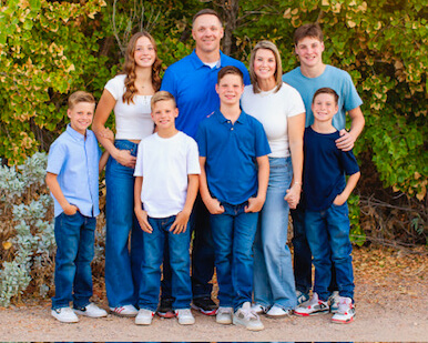 Dr. Mark Riggs and his family