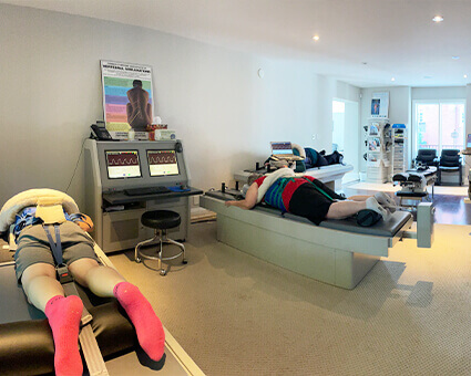 Spinal decompression treatment room