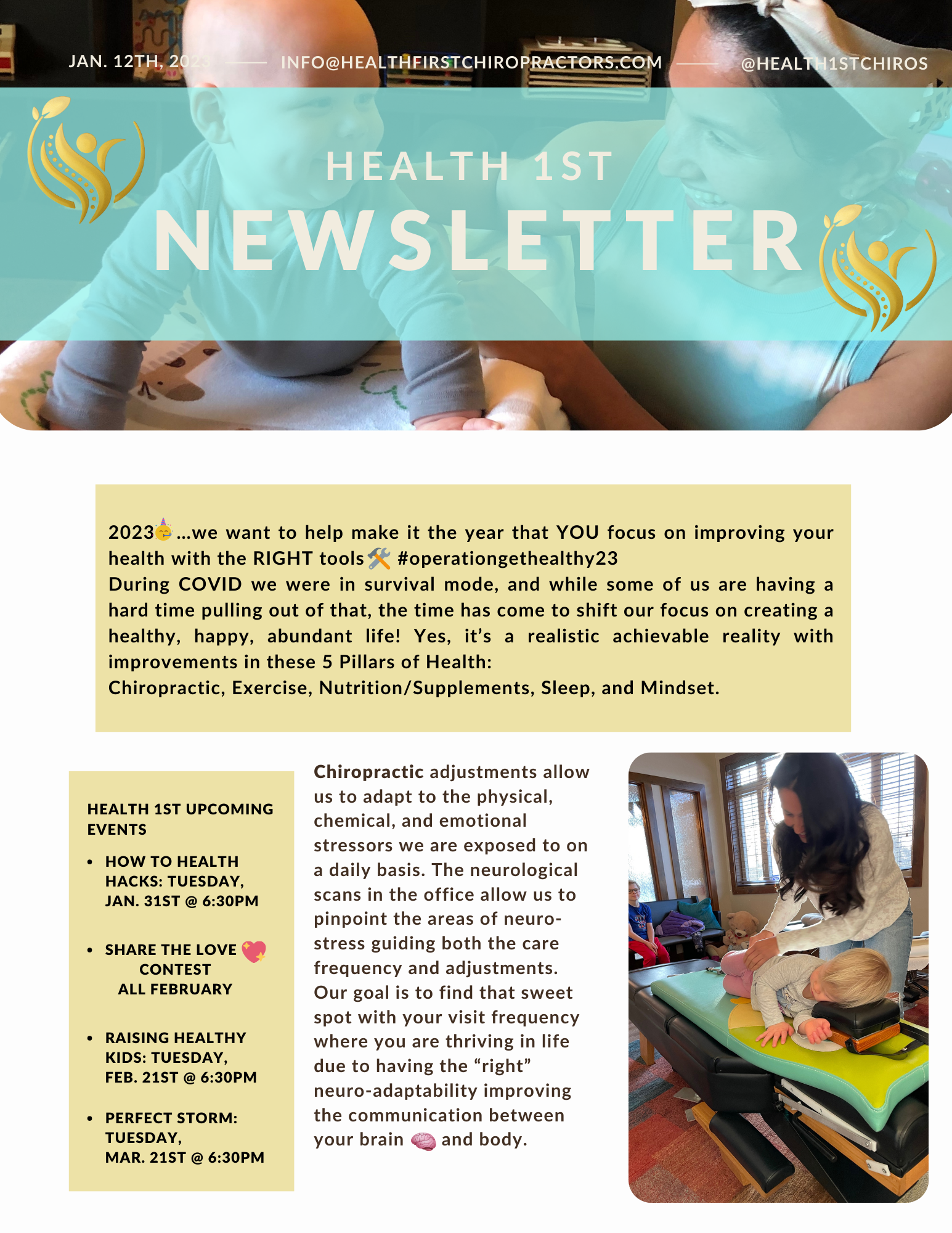 Pink and Light Blue Bordered Email Newsletter (3)