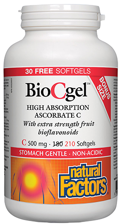 Photo of Natural Factors BioCgel Bottle