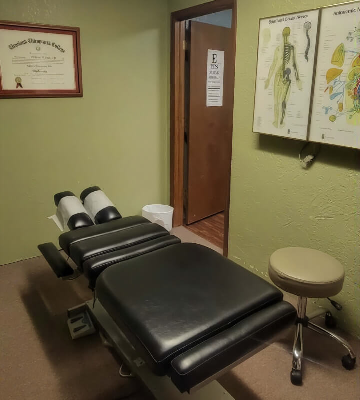 Chiropractic bed