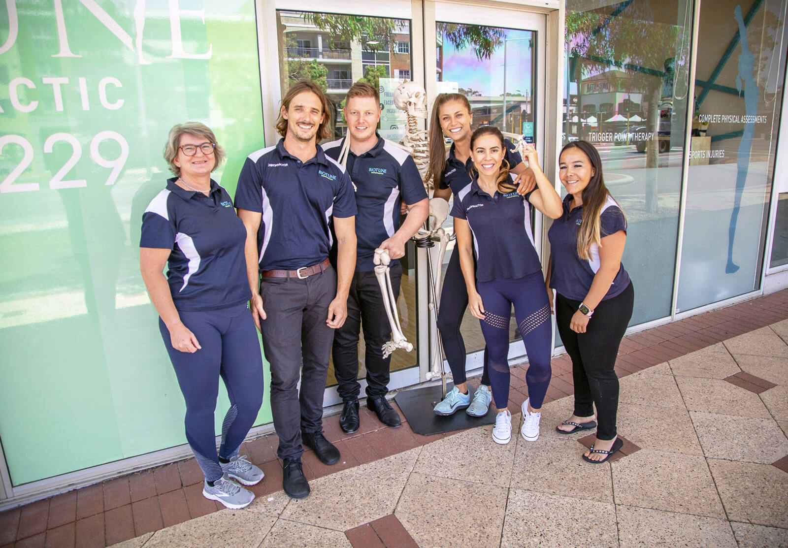 Biotune Chiropractic team outside building