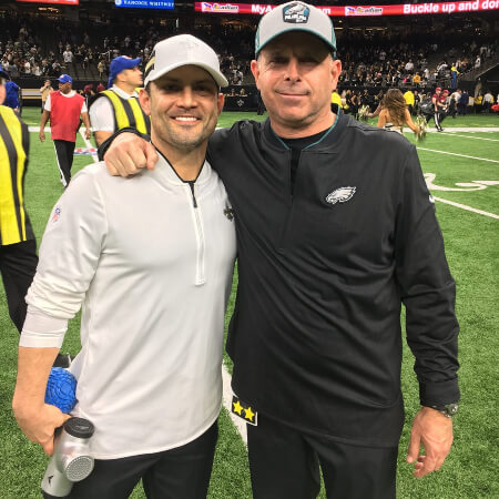 Philadelphia chiropractors on a football filed