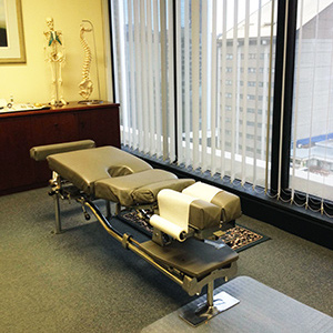 Our treatment room at Chiro Centre